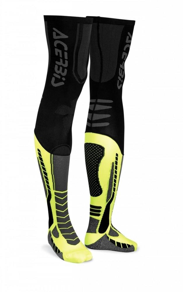 Calcetines Acerbis X-Leg Pro negro-amarillo t.l/xl