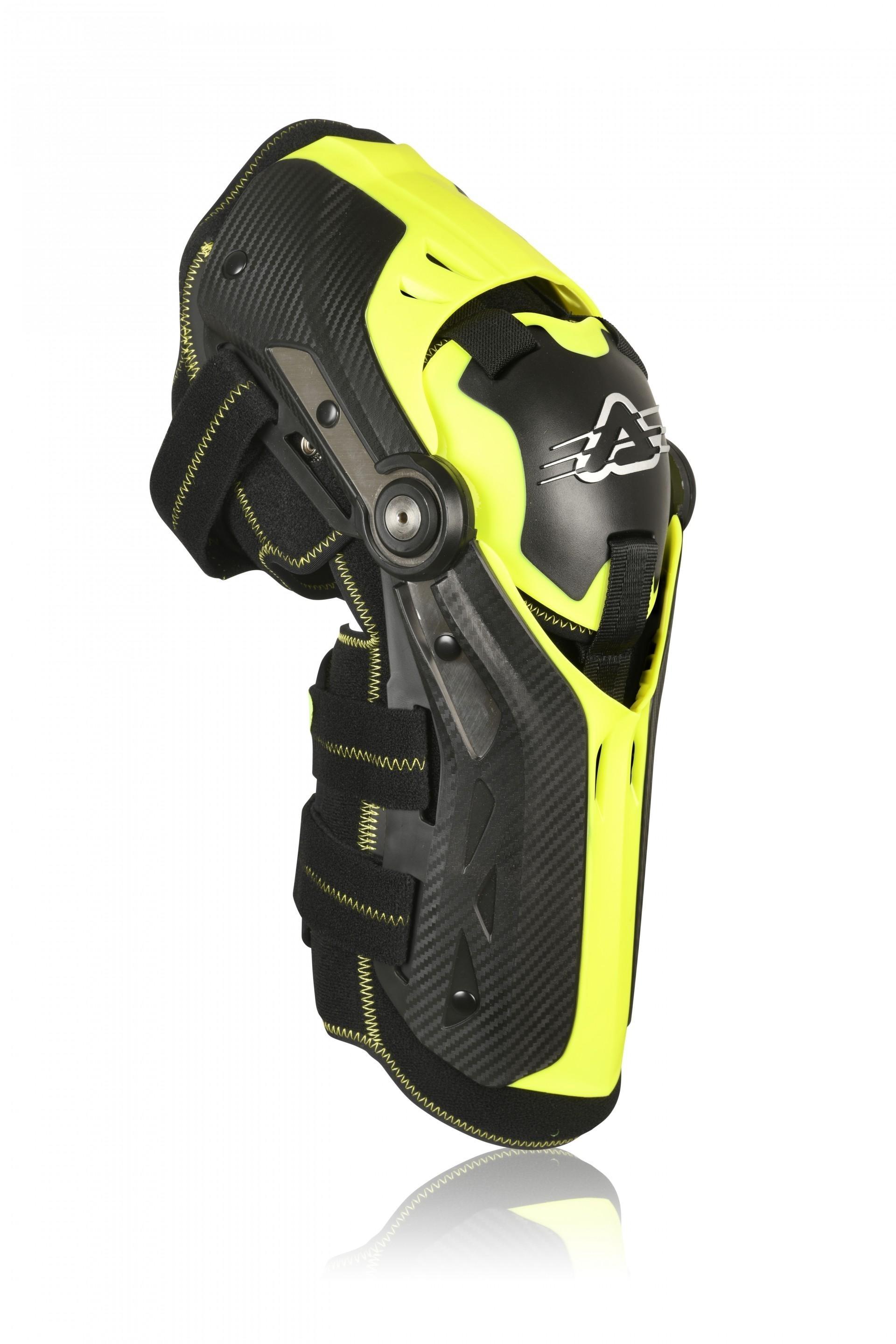 Rodilleras Acerbis Gorilla negro-fluor