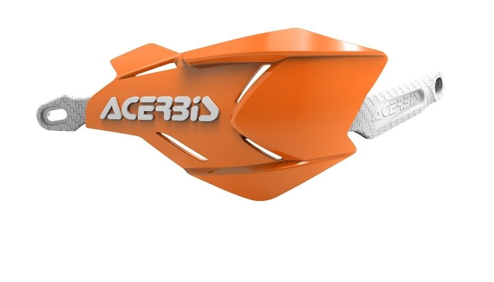 Paramanos Acerbis X-Factory Naranjas-Blancos