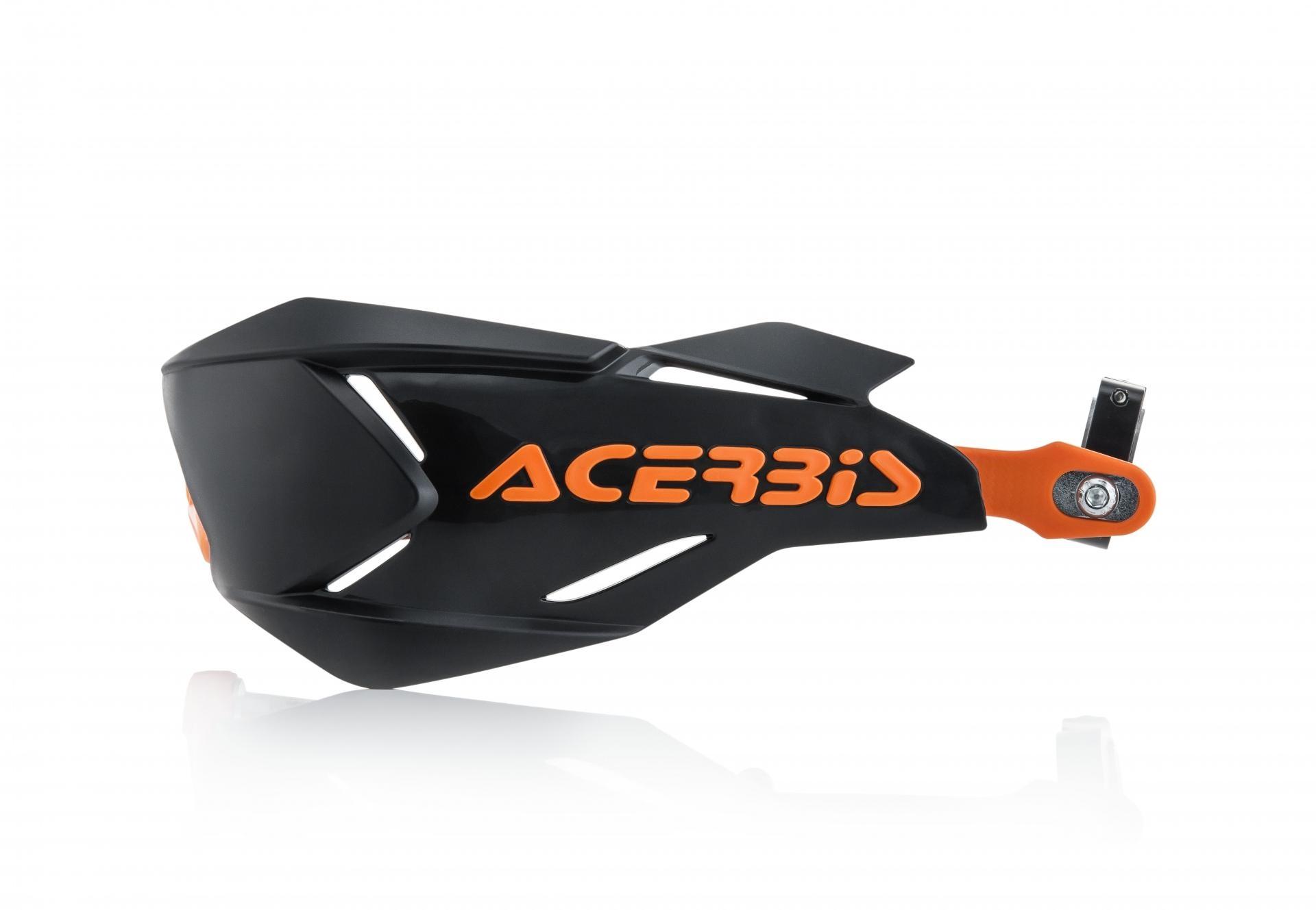 Paramanos Acerbis X-Factory negros-naranjas