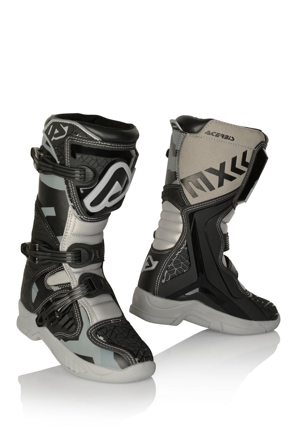 Botas Acerbis X-Team Junior Negro-Gris