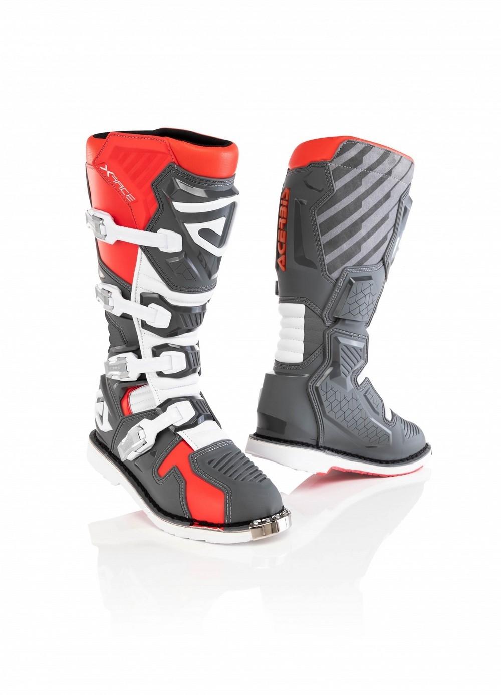 Botas Acerbis X-Race Rojo-Gris