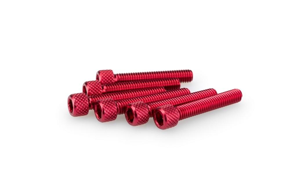 Blister 6 Tornillos allen M6X35MM. c/rojo