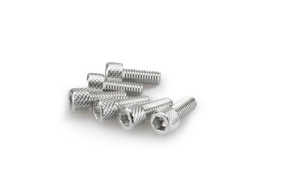 Blister 6 Tornillos allen M6X15MM. c/plata