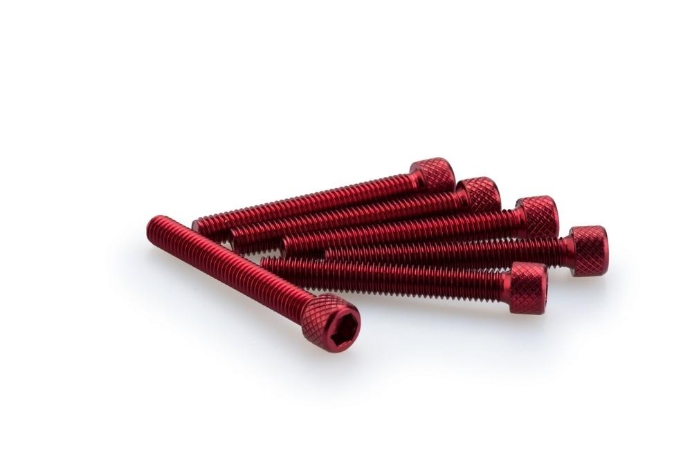 Blister 6 Tornillos allen M6X45MM. c/rojo