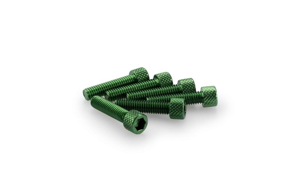 Blister 6 Tornillos allen M6X25MM. C/verde