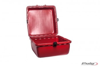 Baul reparto a domicilio Puig Big Box 90L con cerradura rojo