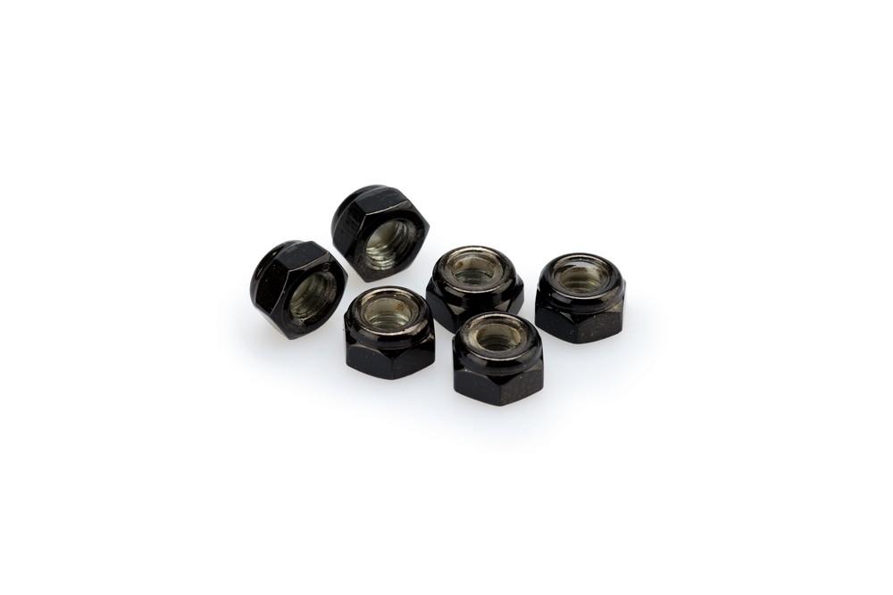 Blister 6 tuercas autoblocante M8 C/negro