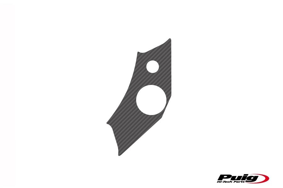 Adhesivo protector tija superior horquilla Yamaha YZF-R6 1999-2001 simil carbono