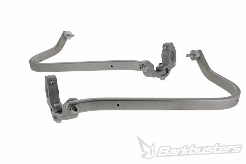 Estructura central aluminio paramanos Barkbusters para KTM 390 Adventure, Yamaha XT660R/X, Tenere 660, Royal Enf. Himalayan 400