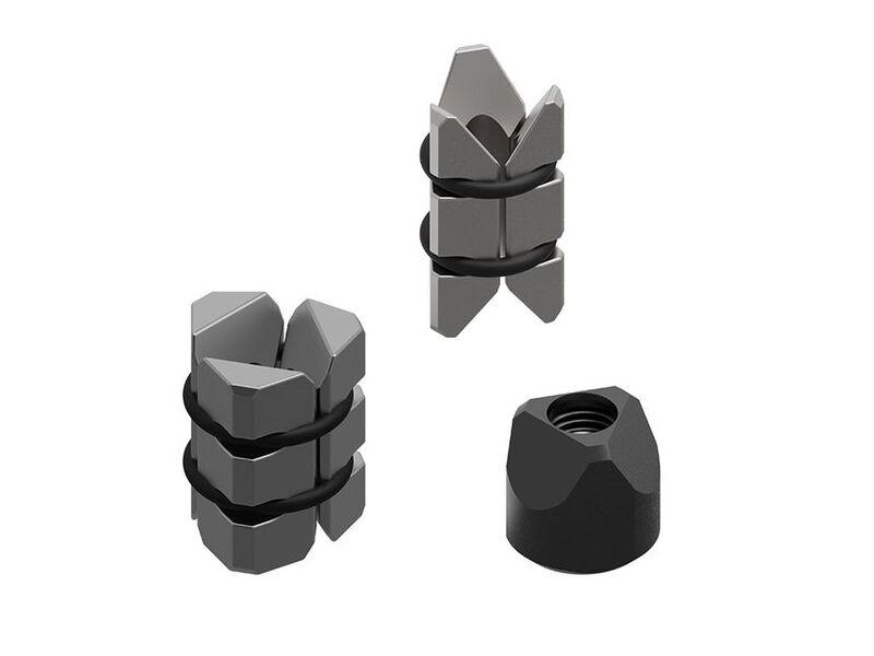 Juego de separadores para el soporte de la columna de direccion PRO QUAD LOCK
