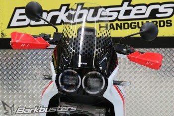 Estructura central aluminio paramanos Barkbusters para Ducati Desert X