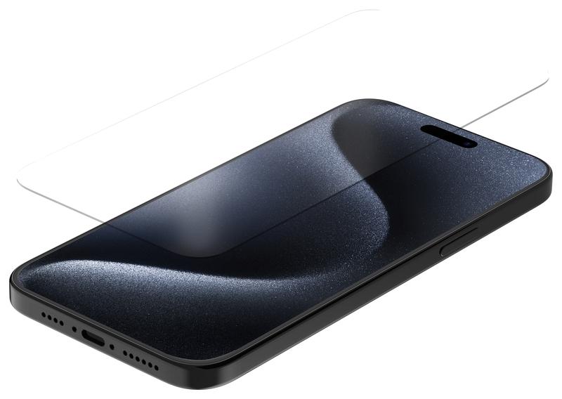 Protector de pantalla de vidrio templado QUAD LOCK - iPhone 15 Plus / 15 Pro Max