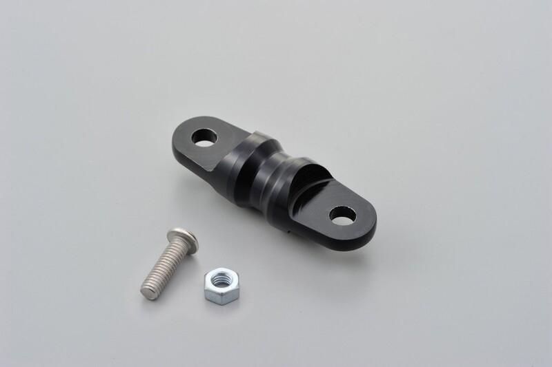 Adaptador para barra de refuerzo de manillar Daytona aluminio anodizado negro - 50mm