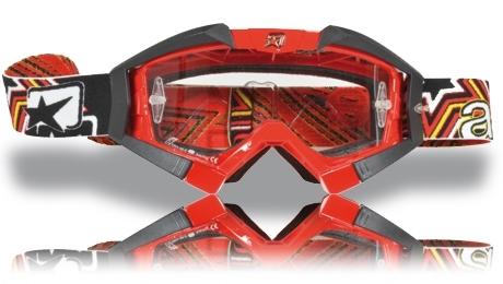 Gafas Ariete Riding Crows Top rojo-negro