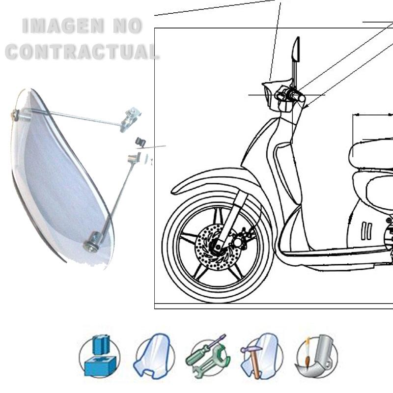 Anclajes completos Piaggio Beverly RST 4T 4V 125/300