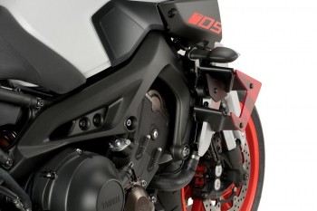 Alerones downforce laterales naked Yamaha MT-09 /SP 2017-2020 rojos