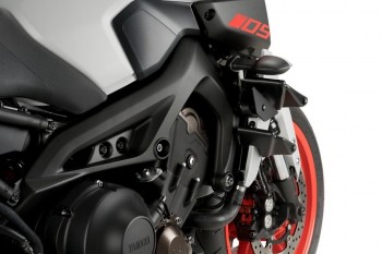 Alerones downforce laterales naked Yamaha MT-09 /SP 2017-2020 rojos