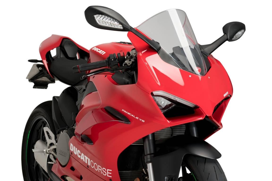 Alerones downforce laterales Race Ducati Panigale V2, V4, V4S, Supersport 950/S rojos