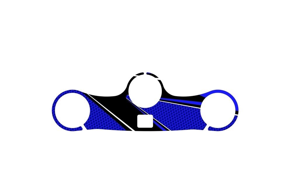 Adhesivo protector tija superior horquilla Honda CBR1000RR /SP 2020-2024 azul