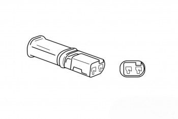 Instalacion alargo luz portamatriculas BMW M1000R /RR 2023-2024, S1000R 2021-2024, S1000RR 2019-2024, cable 180mm