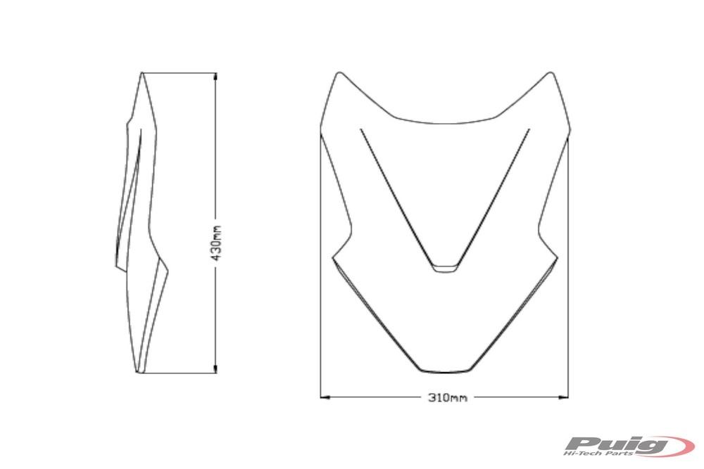 CARENABRIS V-TECHLINE SPORT HONDA FORZA 750 21
