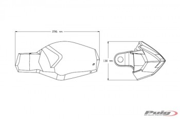 Paramanos Benelli TRK251 2021-2024 negro mate