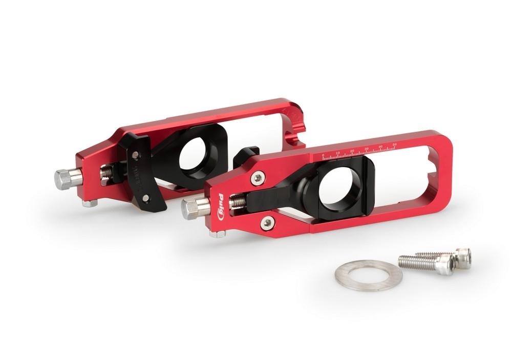 Tensores cadena aluminio CNC BMW M1000R 2023-2024, S1000R 2014-2024, S1000RR 2009-2018 rojos