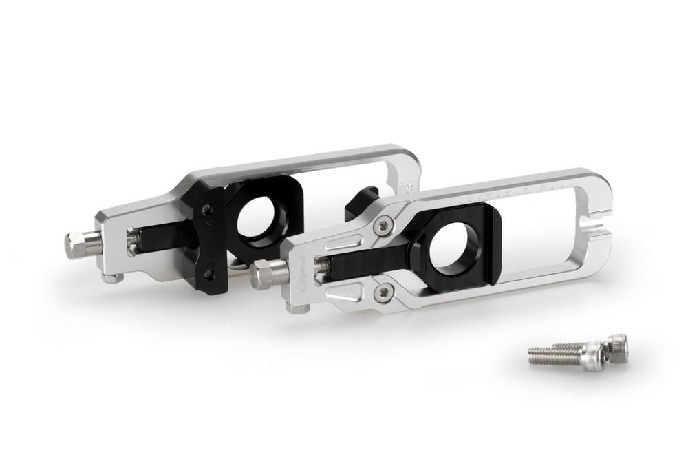 Tensores cadena aluminio CNC Suzuki GSX-R 600/750 2011-2016 platas