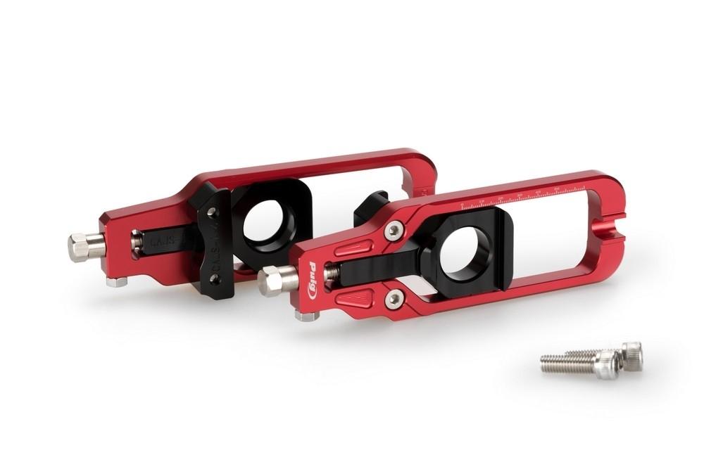 Tensores cadena aluminio CNC Suzuki GSX-R 600/750 2011-2016 rojos