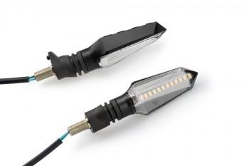 Intermitentes Puig Fun led secuenciales homologados negros  (par)