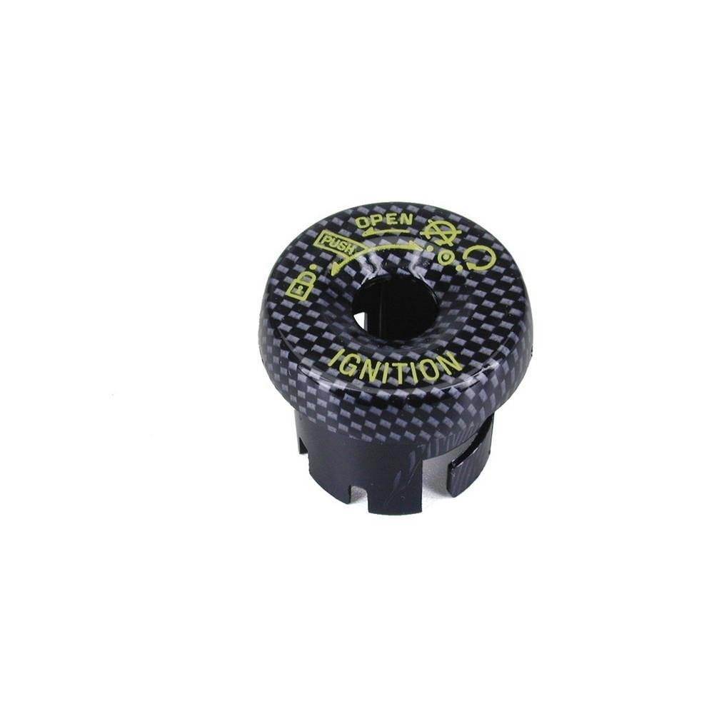 Tapa cerradura contacto Yamaha Aerox color carbono