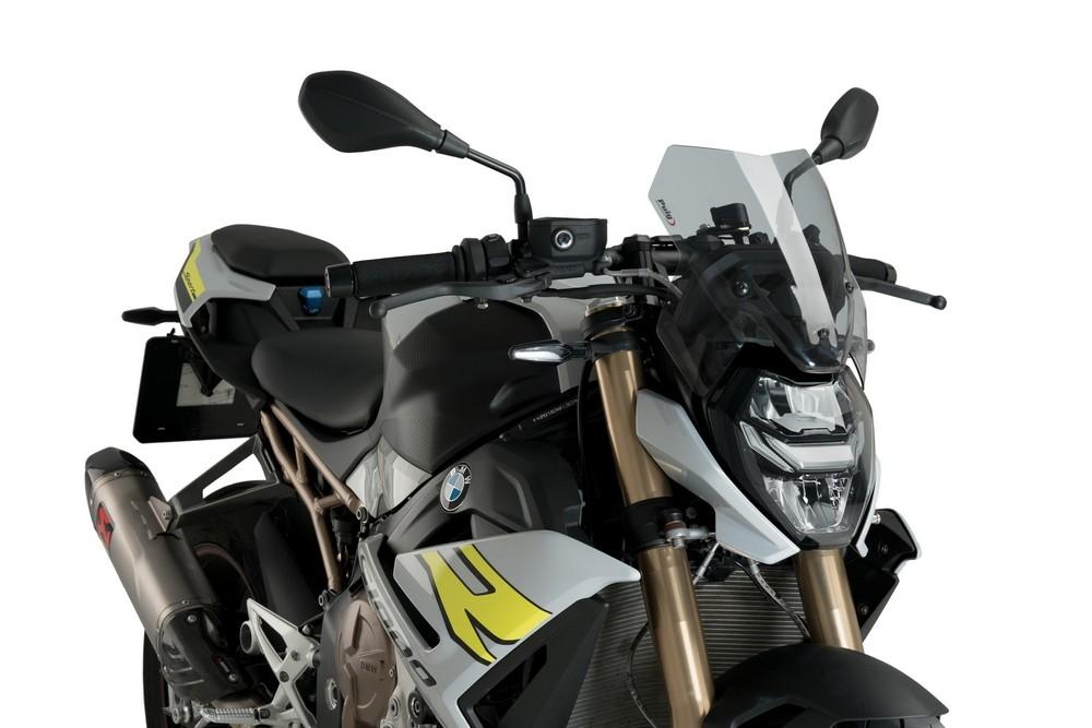 Cupula BMW M1000R 2023-2024, S1000R 2021-2024 Puig New generation Sport con soporte BMW ahumada