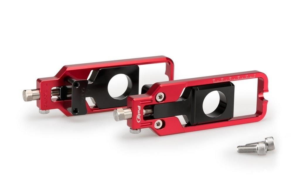 Tensores cadena aluminio CNC Yamaha YZF-R1 /R1M 2020-2024 rojos