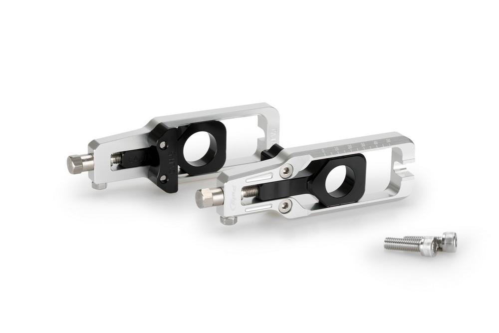 Tensores cadena aluminio CNC Honda CBR600RR 2007-2016 platas
