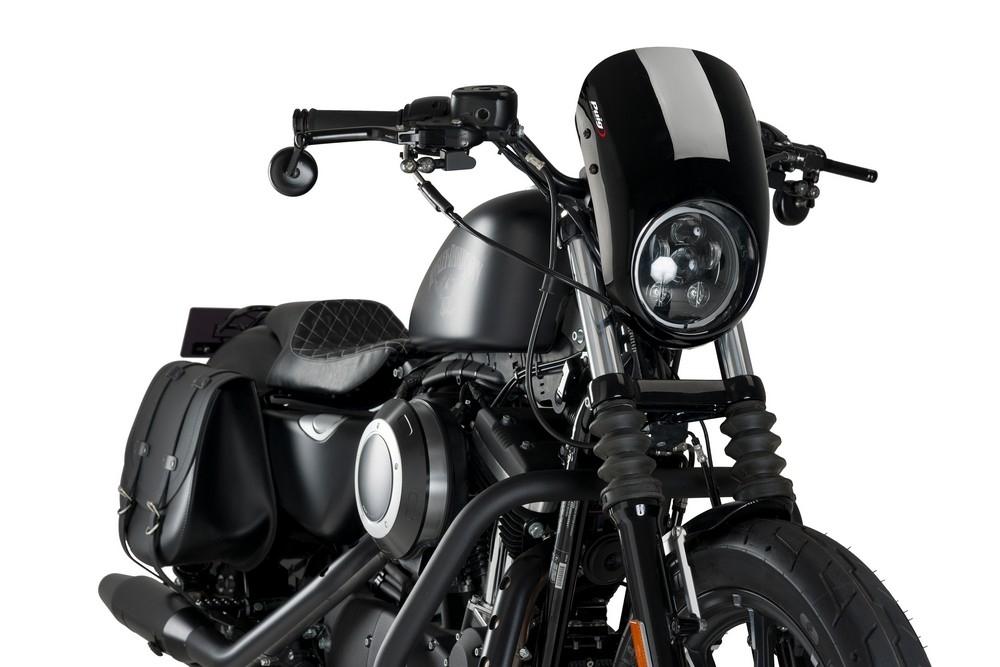 SEMICARENADO MOD.ANARCHY HD SPORTSTER IRON C/NEGRO
