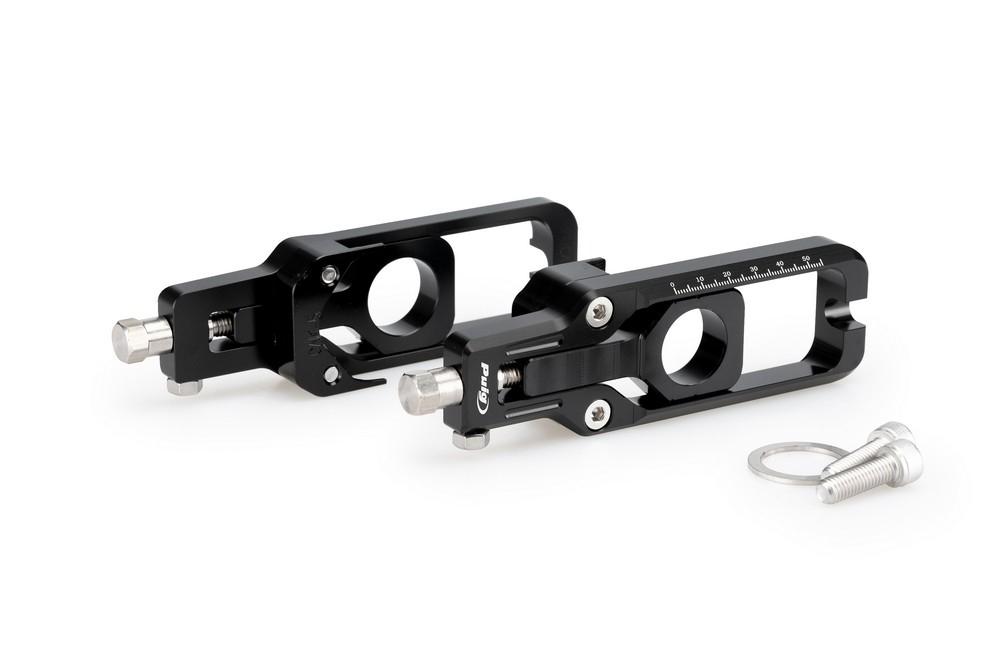 Tensores cadena aluminio CNC Kawasaki ZX-10R 2016-2024, ZX-10RR 2021-2024 negros