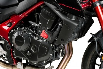 Protectores motor Honda CB750 Hornet 2023-2024, XL750 Transalp 2023-2024 Puig R19 negros