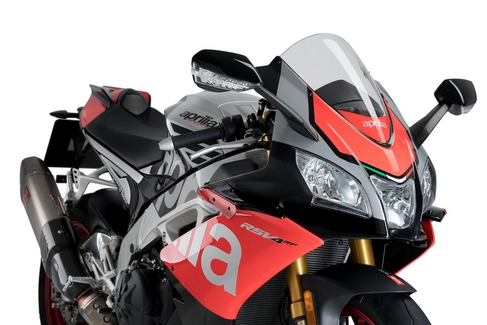 Alerones downforce laterales sport Aprilia RSV4 RR 2015-2020 rojos