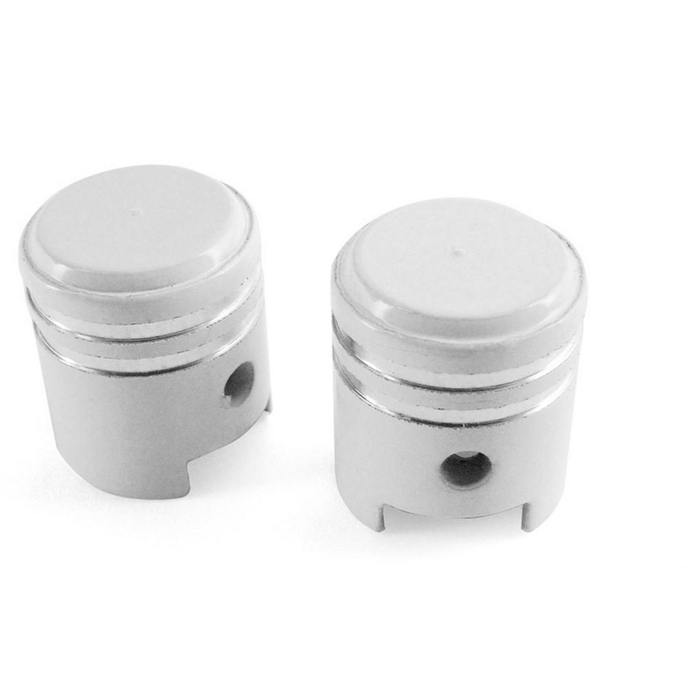 Juego tapones valvula piston blancos