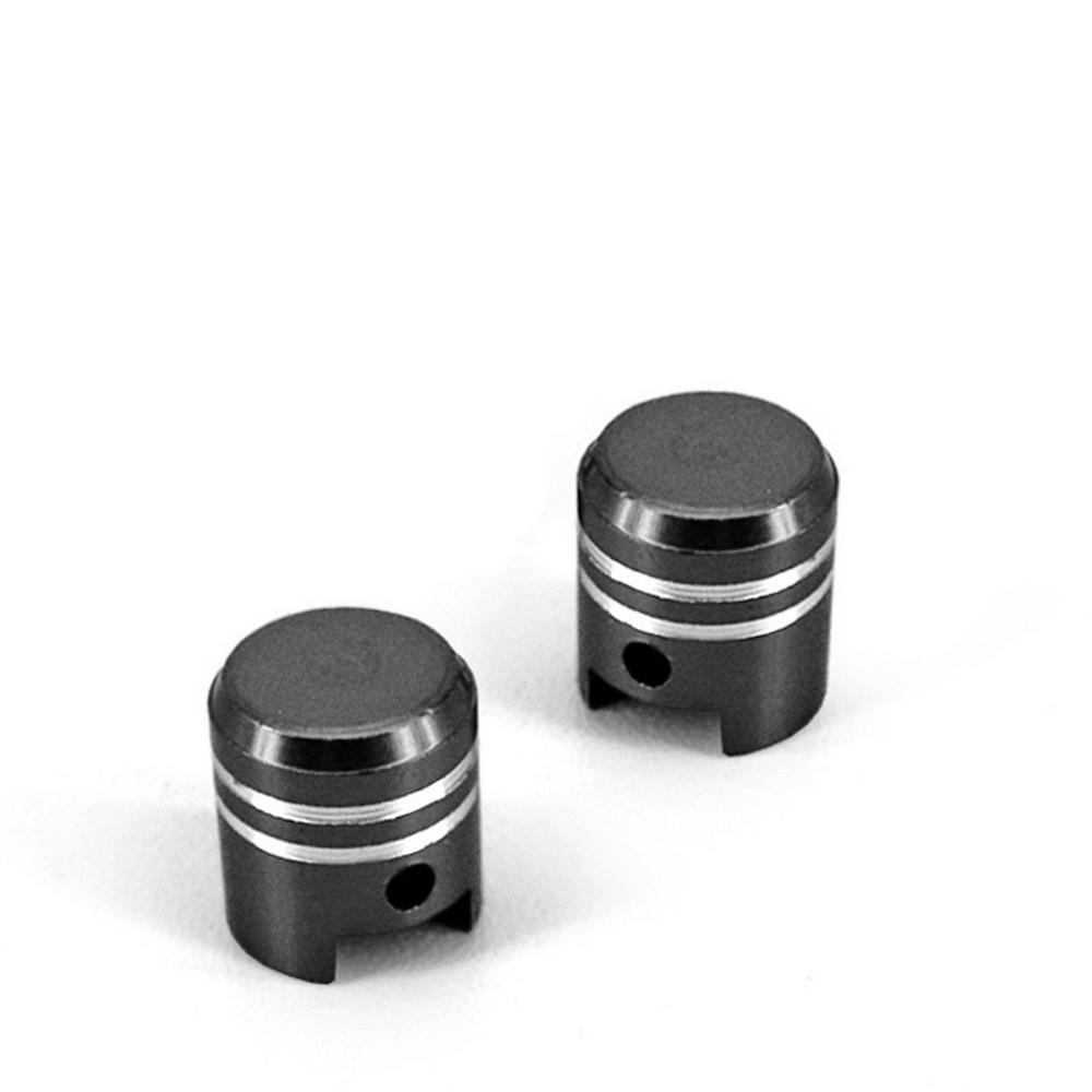 Juego tapones valvula piston negros