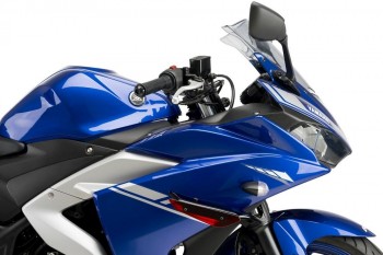 Alerones downforce laterales sport Yamaha YZF-R3 2015-2018 rojos