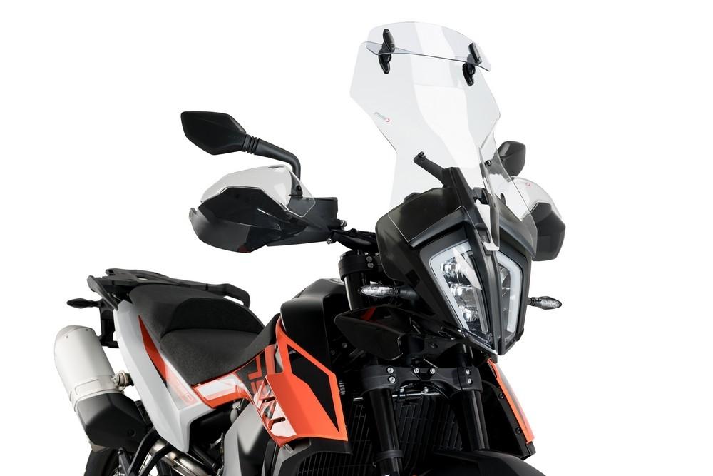 Cupula KTM 790 Adventure /R 2019-2020, 890 Adventure /R 2021-2022 Puig Touring con visera transparente