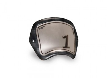 Placa frontal universal a la horquilla simil carbono