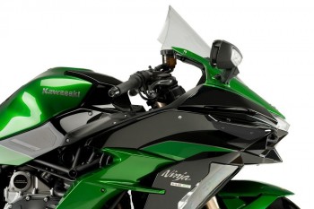 Alerones downforce laterales sport Kawasaki Ninja H2 SX 2018-2019 negros