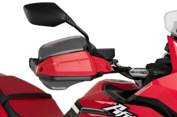 Extensiones paramanos originales Honda X-Adv 750, Transalp 750, CRF1100L Africa Twin ahumadas oscuras
