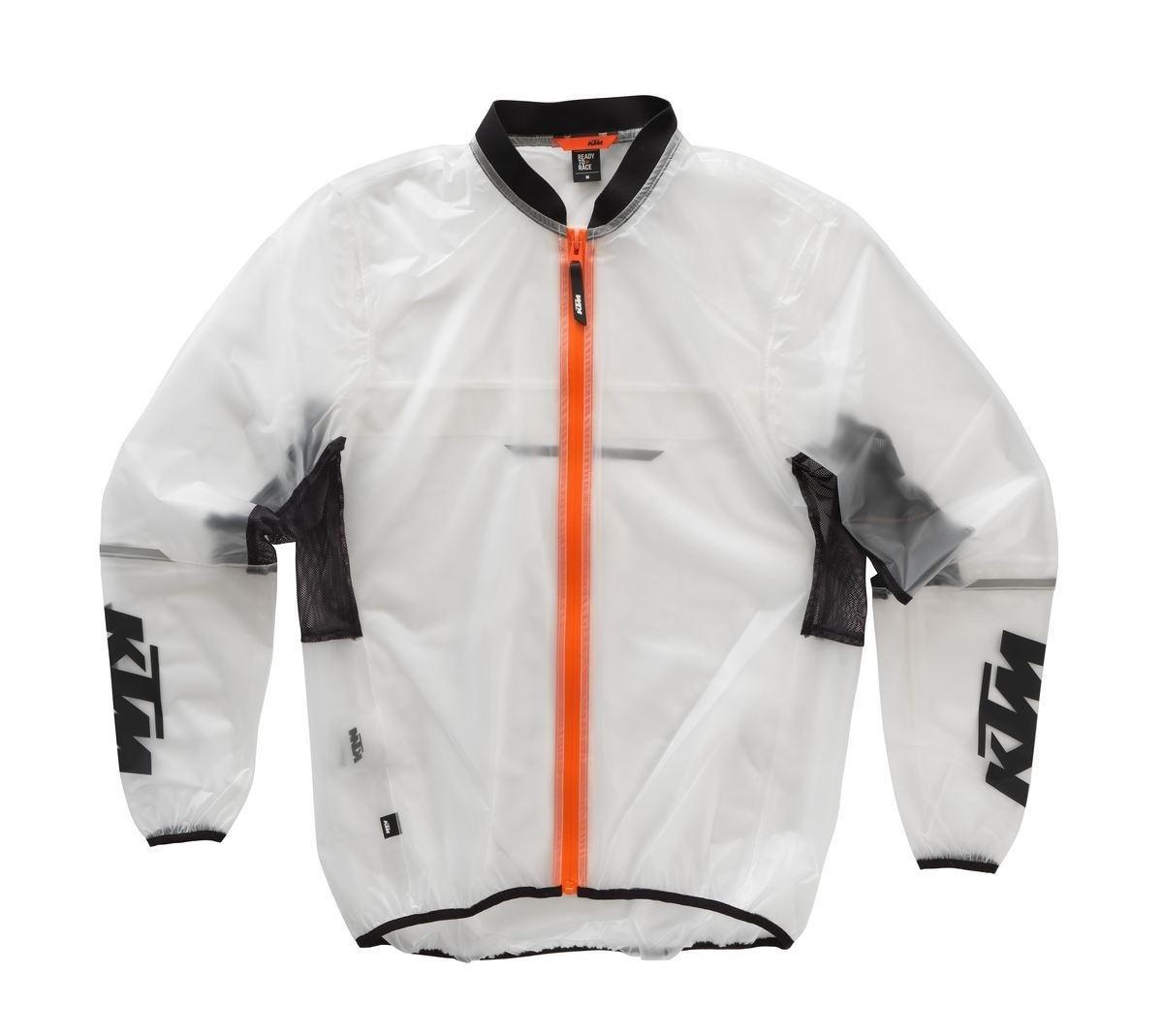 Chaqueta impermeable KTM transparente