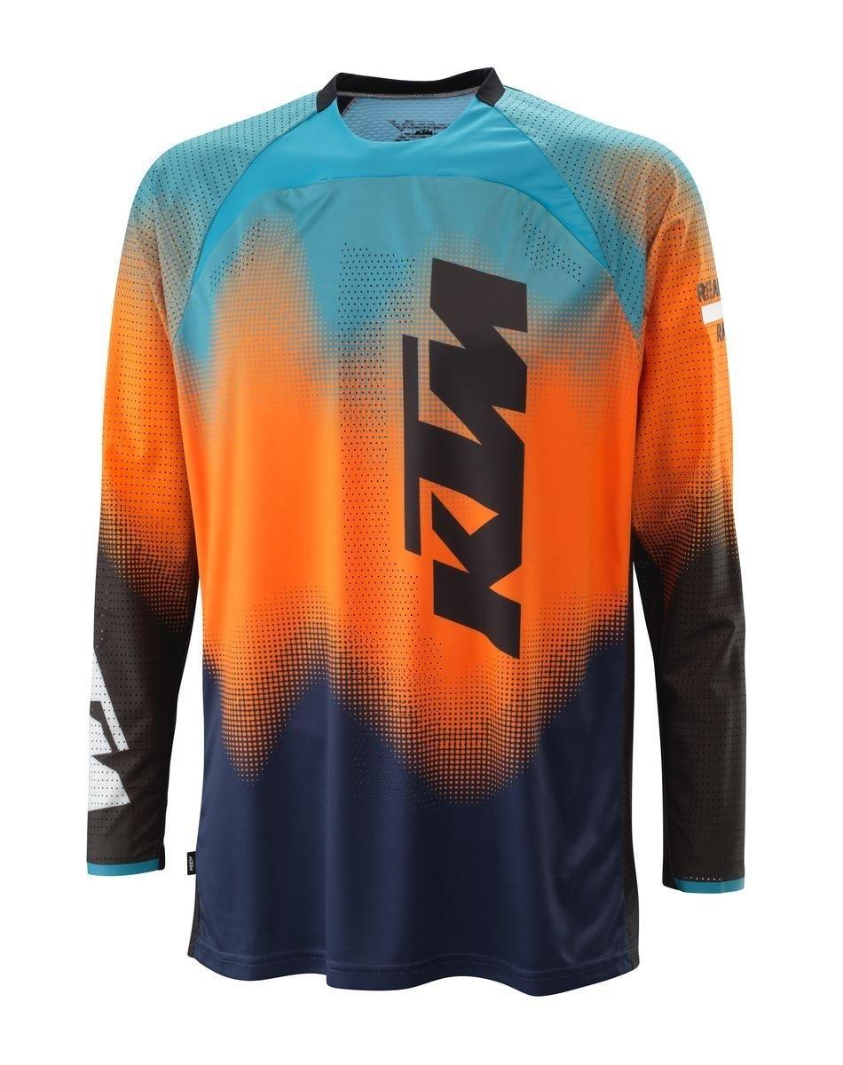 Camiseta KTM Gravity-FX Azul-Naranja talla L