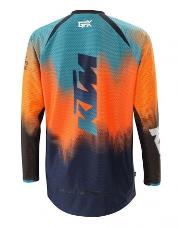 Camiseta KTM Gravity-FX Azul-Naranja talla L