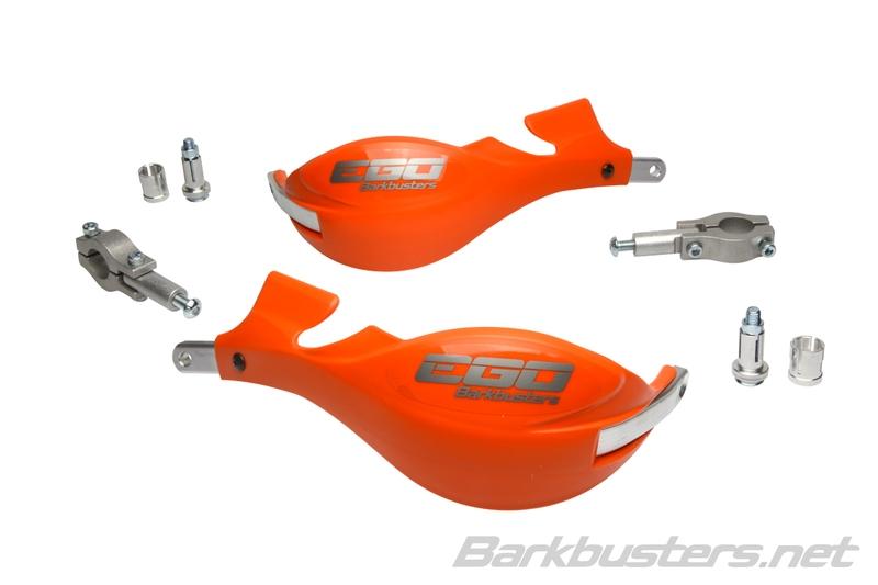 Paramanos Barkbusters EGO Mini abiertoa manillar 22mm naranjas
